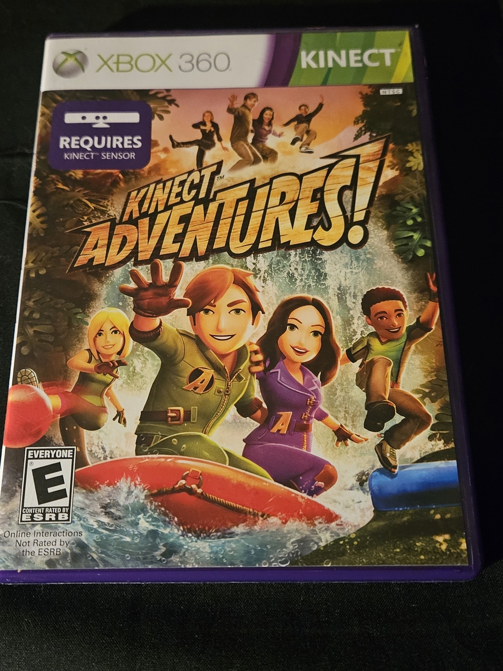Kinect Adventures! Xbox 360 Game - Colorful Cover